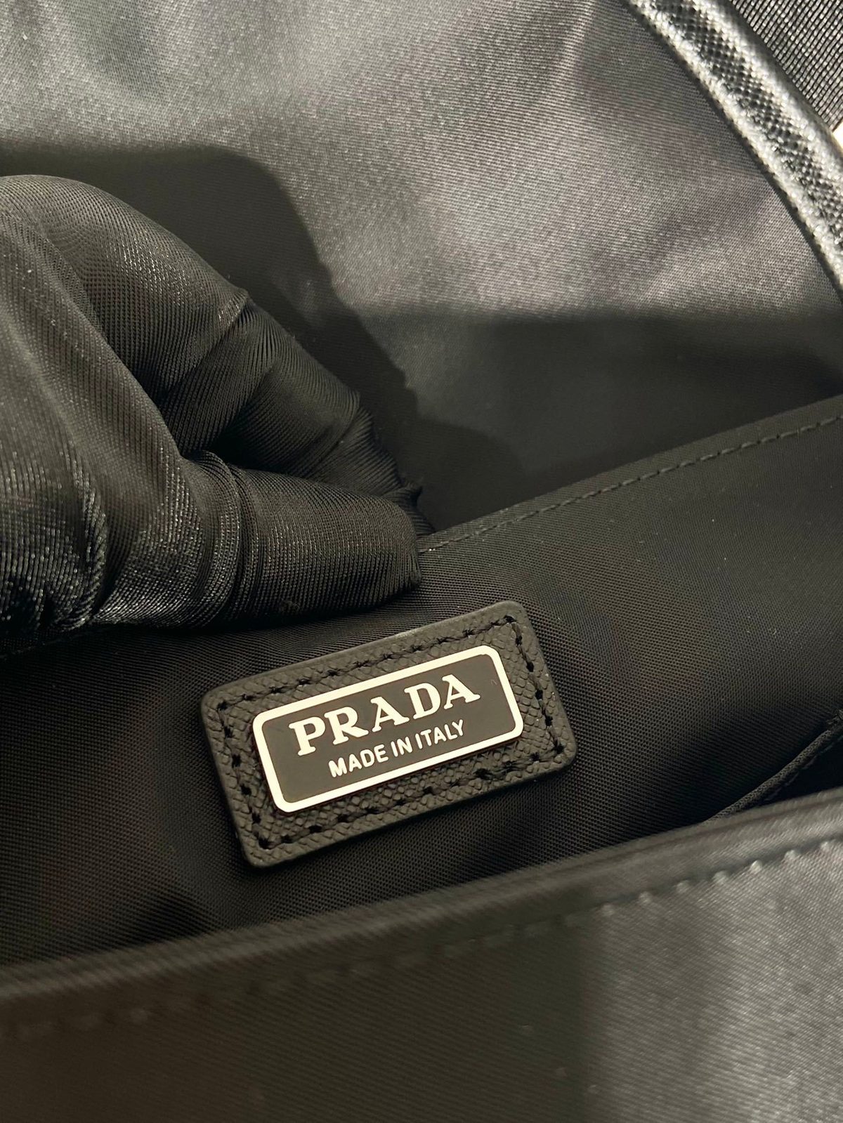 Prada Black Nylon Crossbody Shoulder Bag