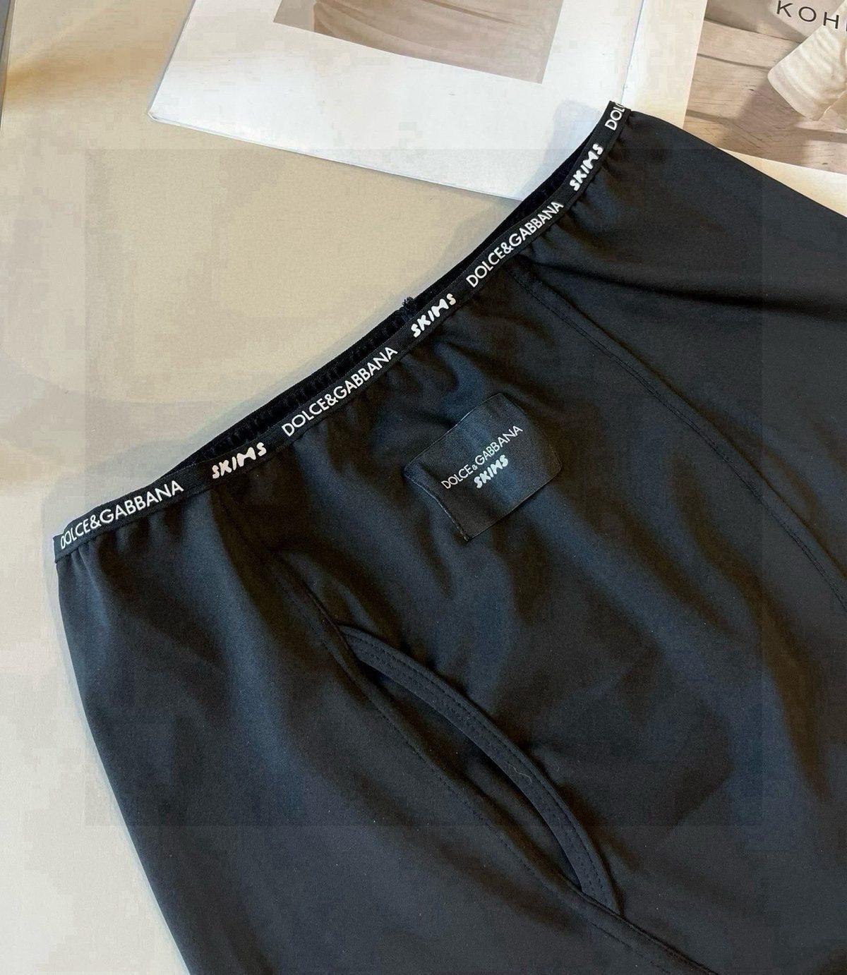 Dolce & Gabbana SKims Black Boxer Briefs