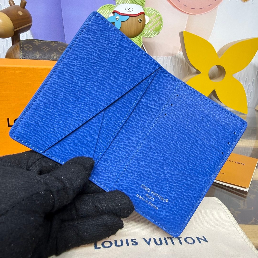 Louis Vuitton Blue Epi Leather Wallet
