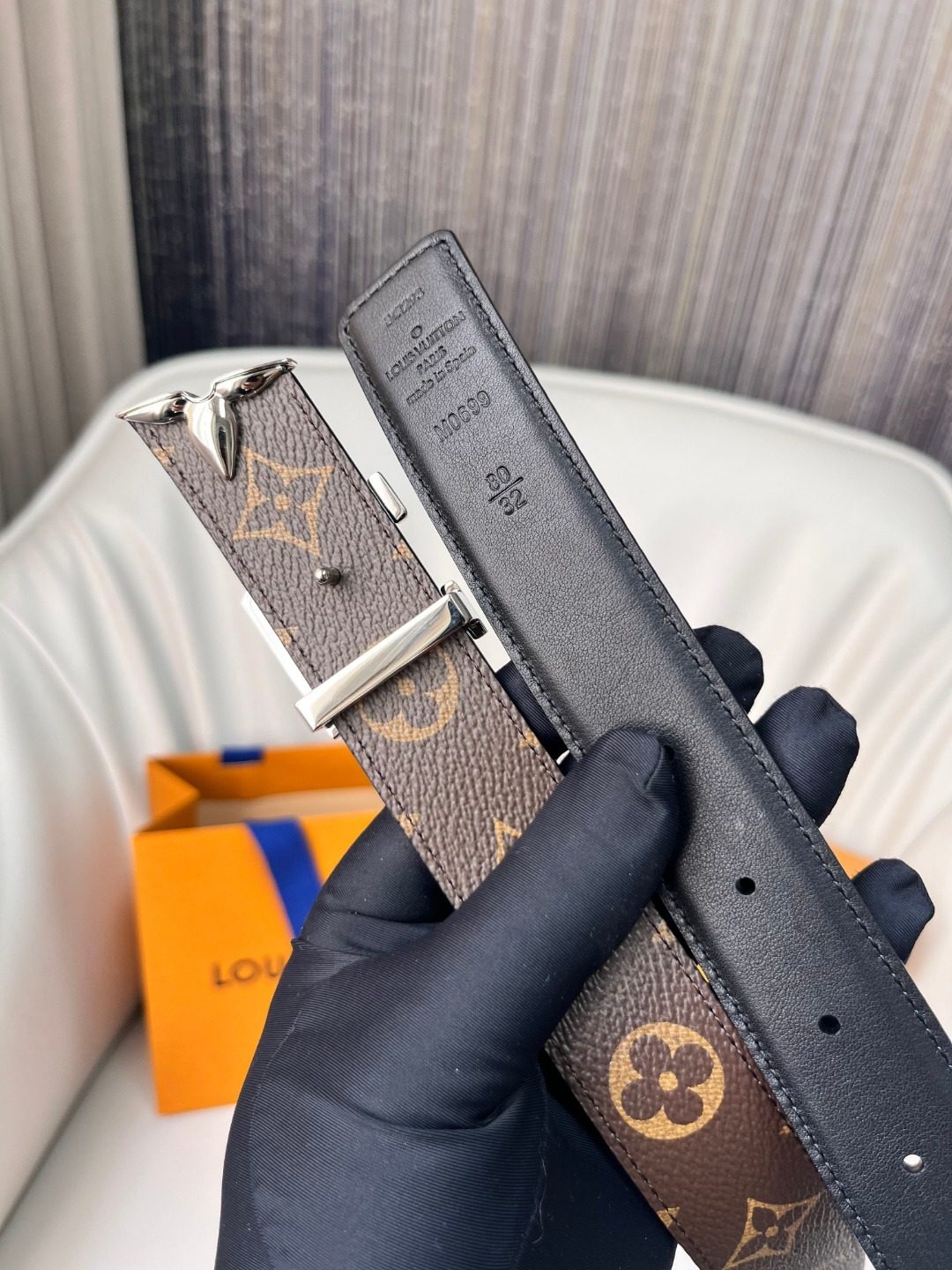 Louis Vuitton Monogram Canvas Reversible Belt