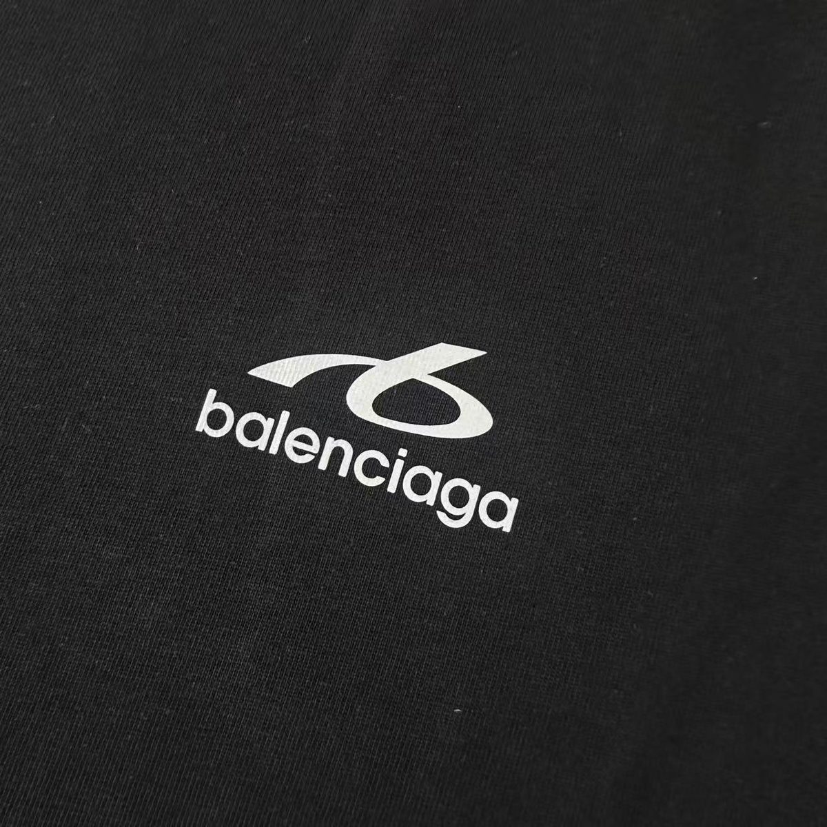 Balenciaga Reflective Logo Short Sleeve T-Shirt