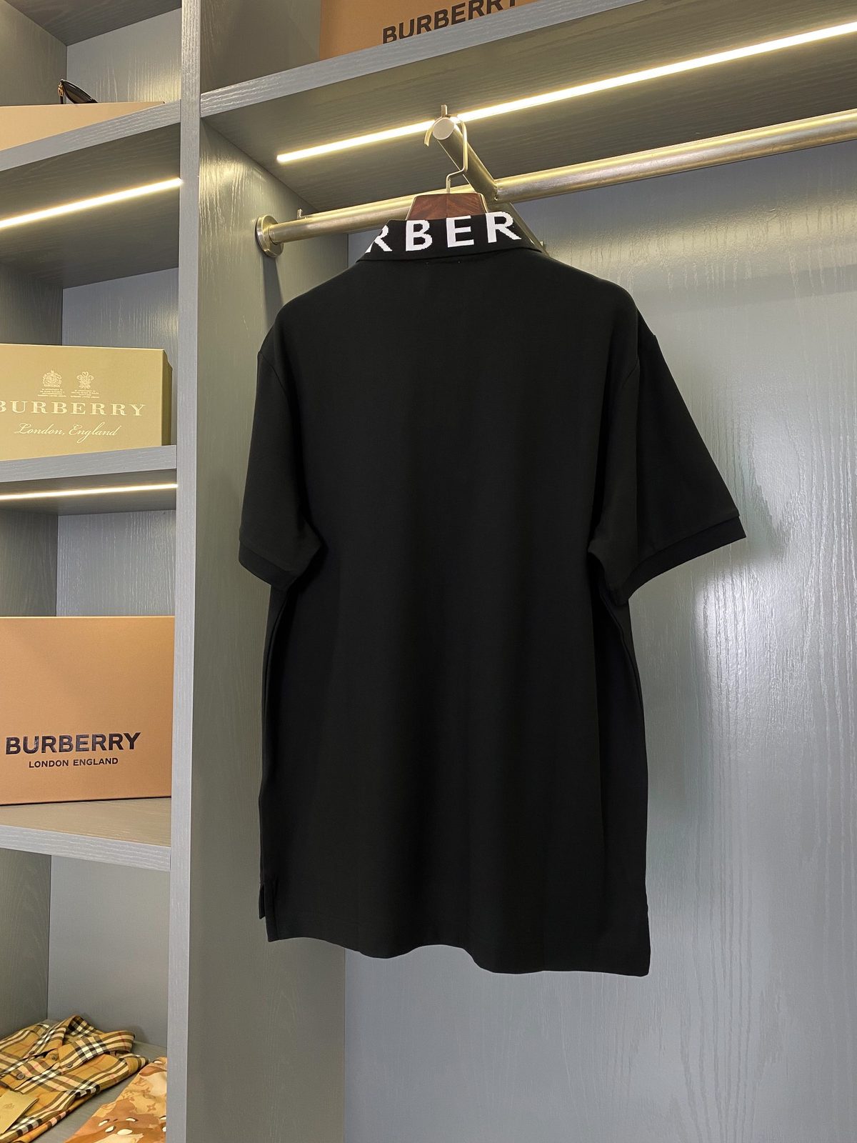 Burberry London England Black T-Shirt