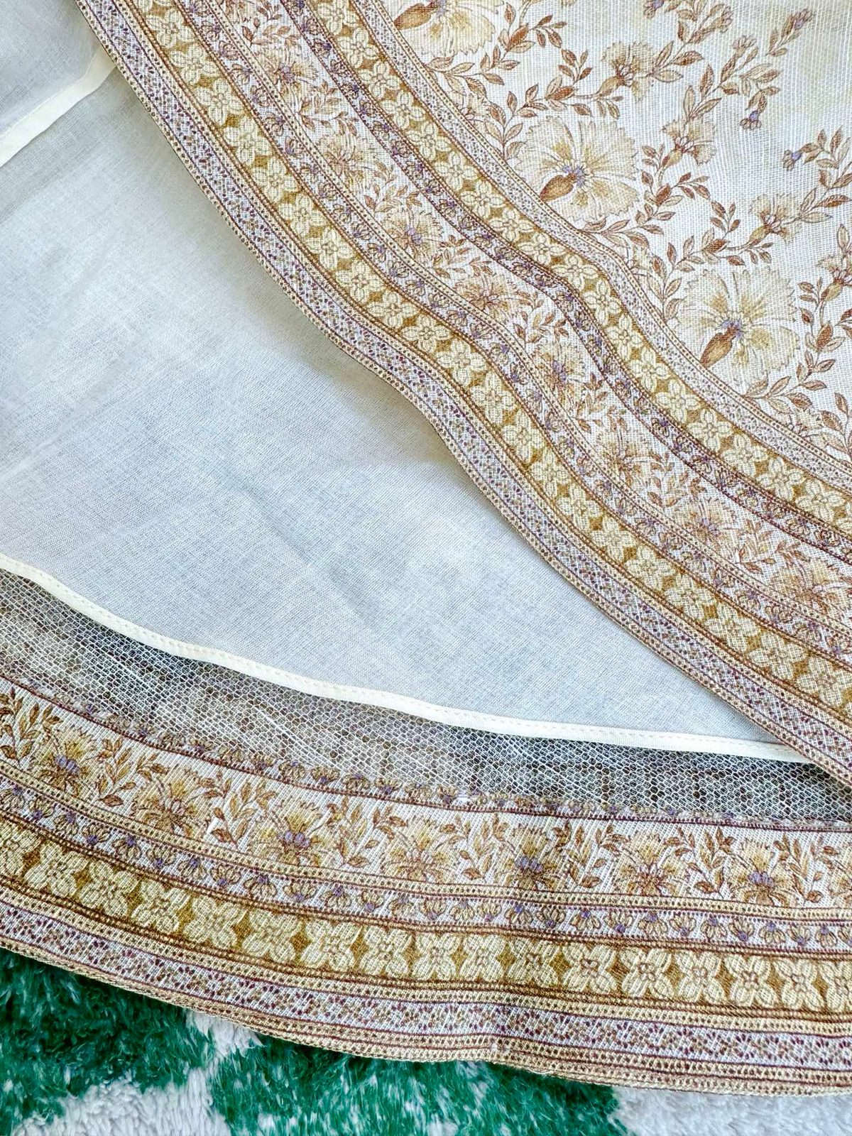 Luxury Floral Embroidered Anarkali Dress