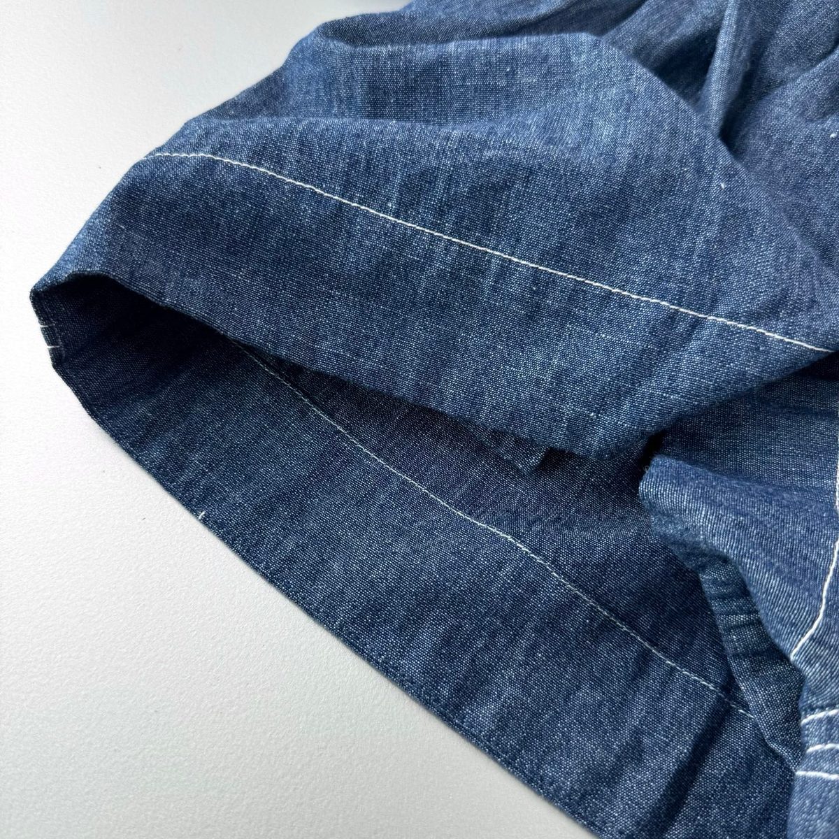 Prada Men's Dark Denim Button-Up Shirt