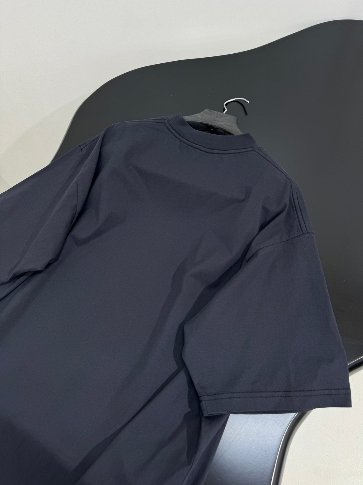 Balenciaga Distressed Logo Crewneck T-Shirt