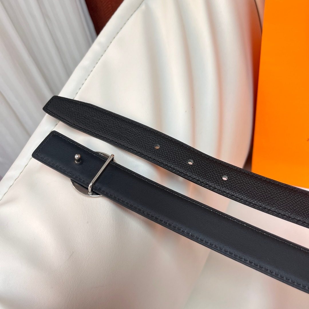 Hermès Epsom Leather Belt Black
