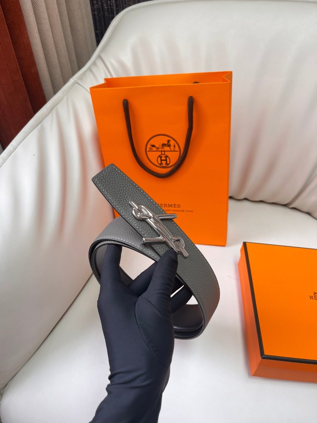 Hermès Reversible Leather Belt