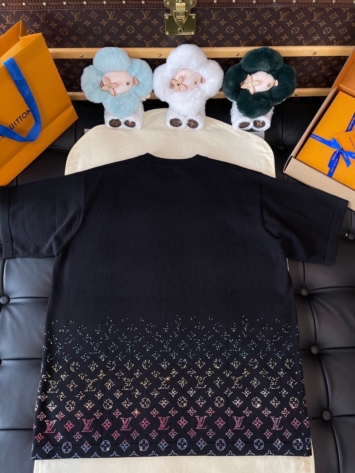 Louis Vuitton Monogram Cashmere Crewneck Sweater