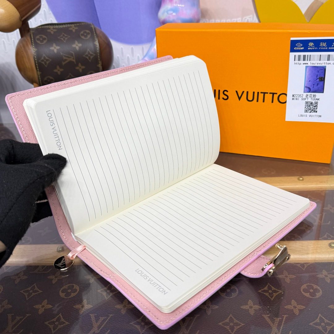 Louis Vuitton Damier Azur Pink Notebook