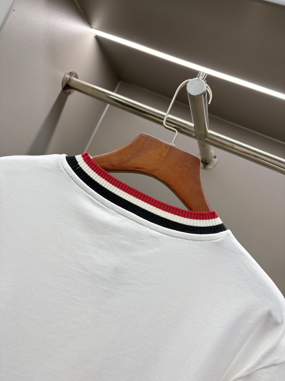 Burberry Striped Crew Neck T-Shirt