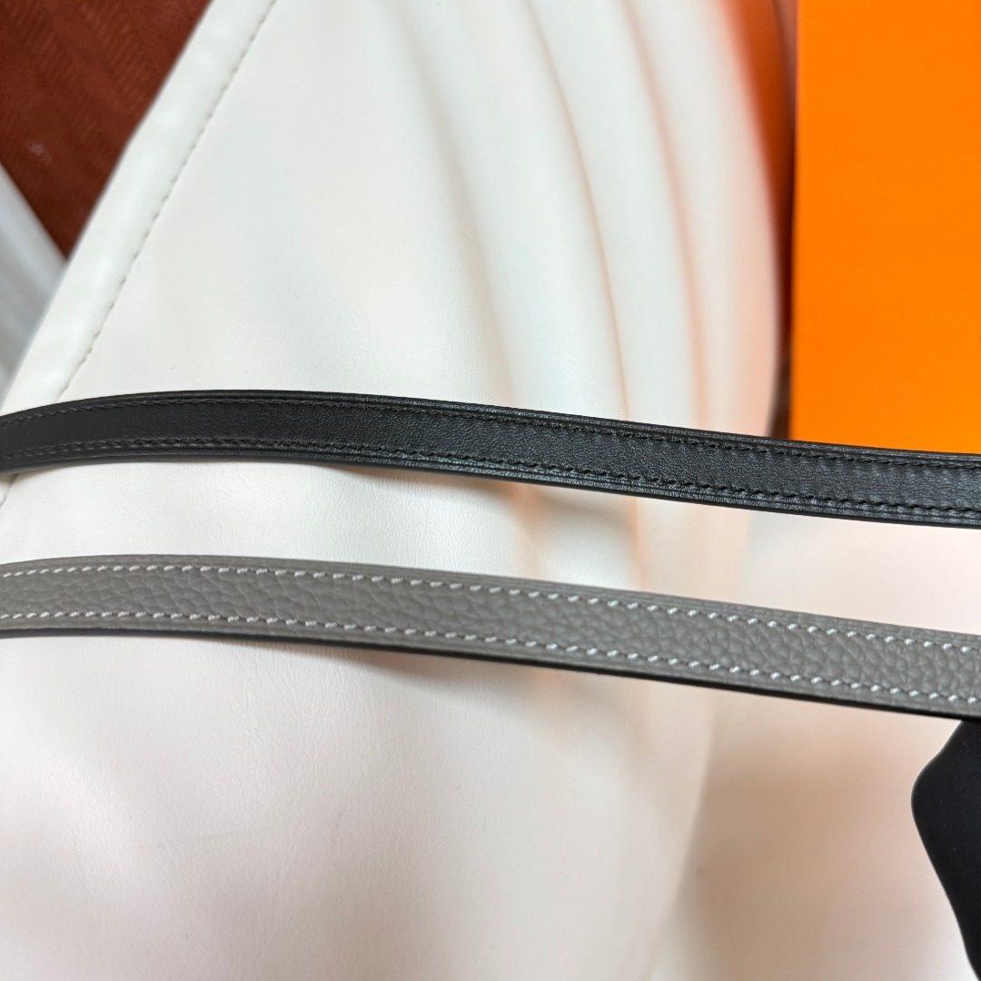 Hermès H Reversible Leather Belt
