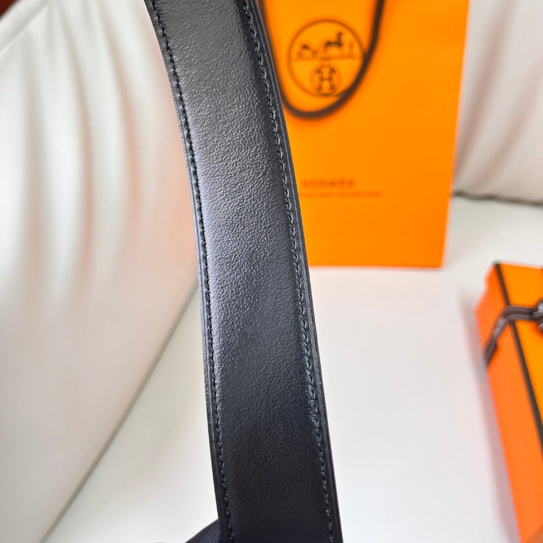 Tory Burch Leather Belt Navy Blue