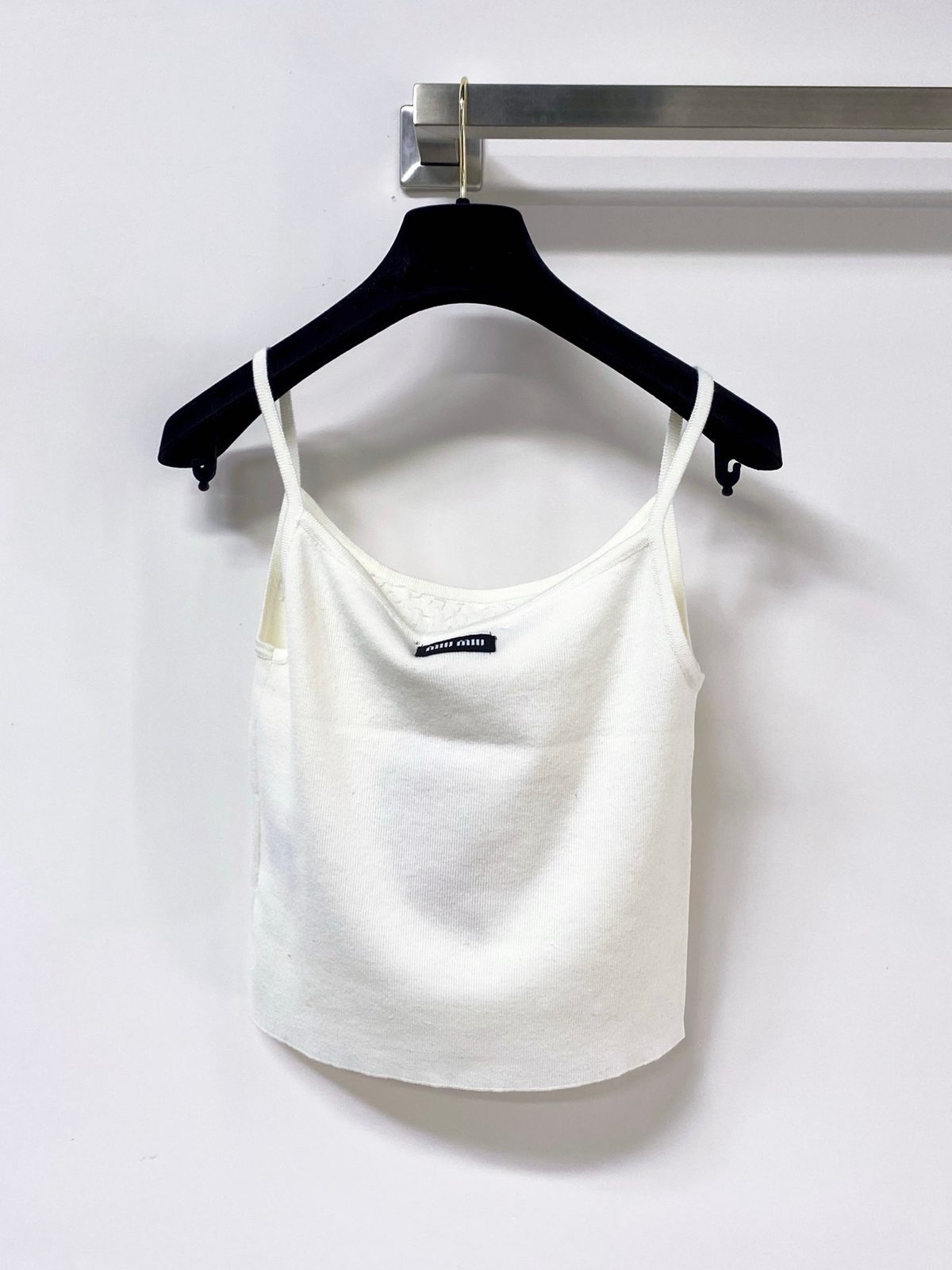 Chanel CC Logo Cashmere Silk Camisole Tank