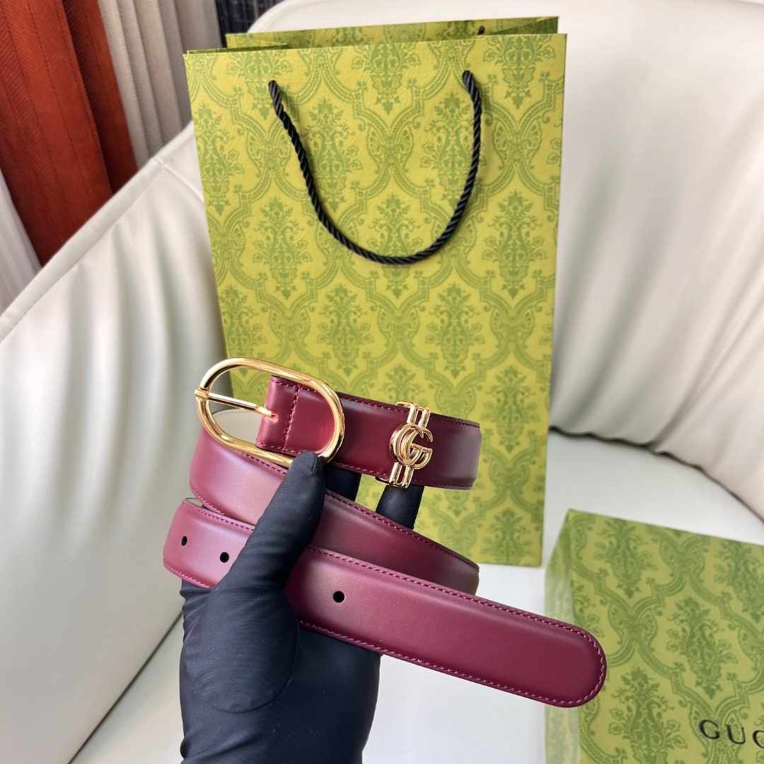 Gucci GG Marmont Leather Belt