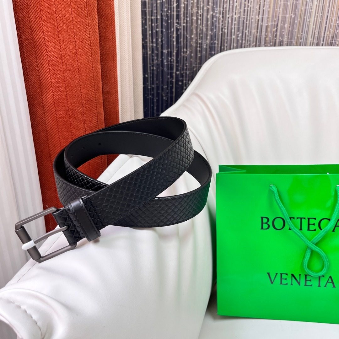 Bottega Veneta Intrecciato Leather Belt