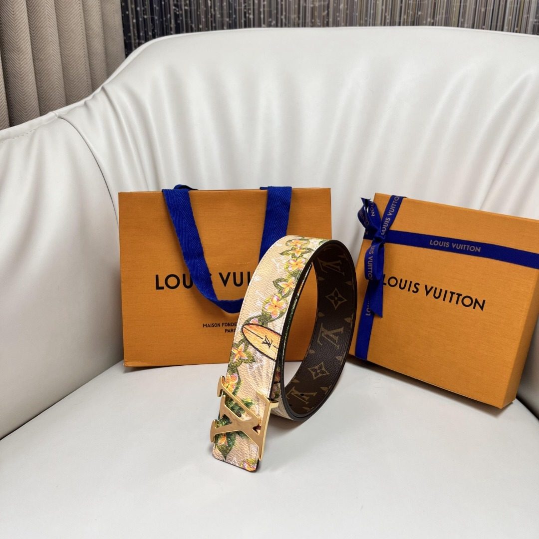 Louis Vuitton Monogram Canvas Reversible Belt