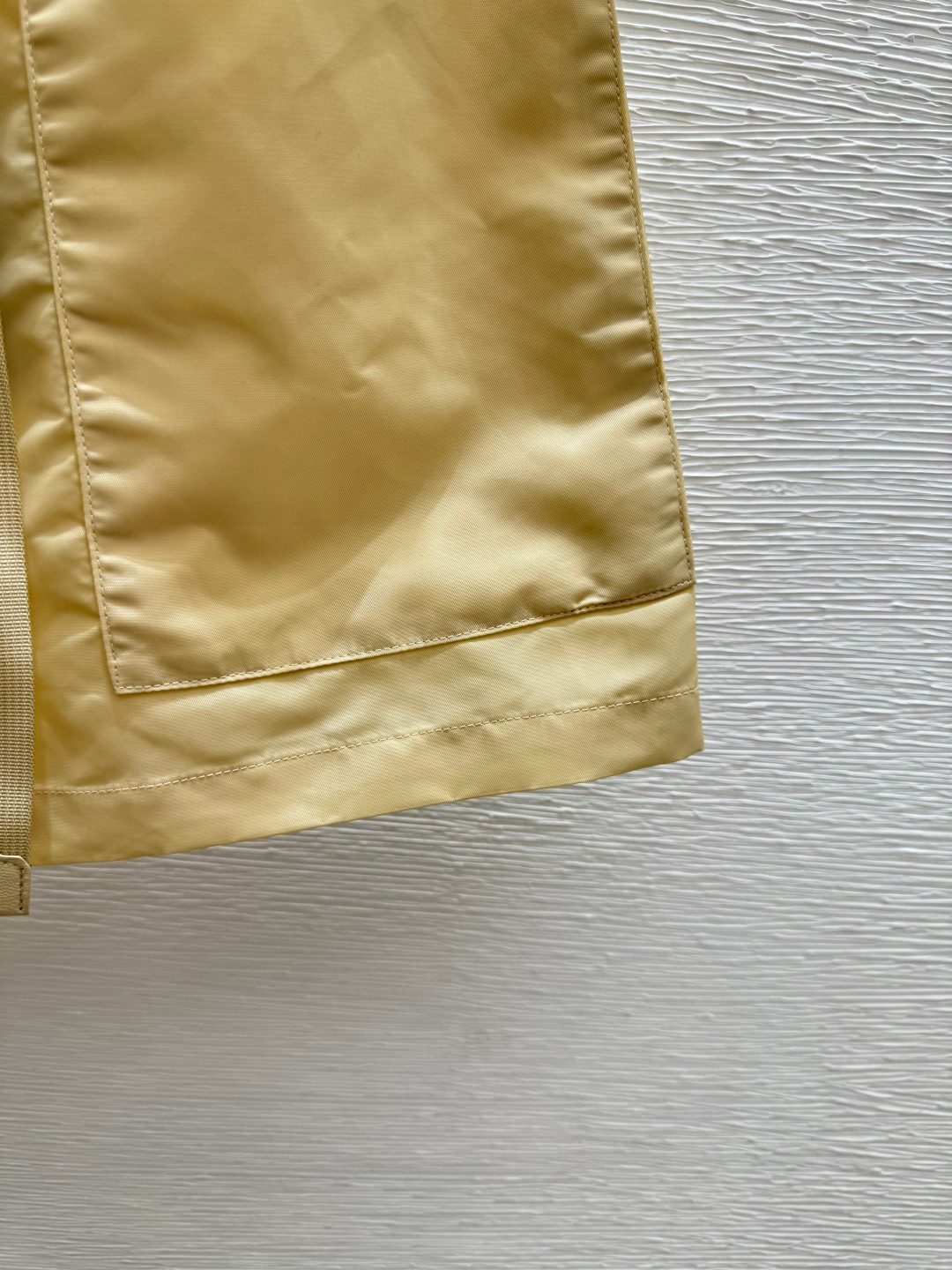 Luxury Nylon Shorts with Drawstring Waist