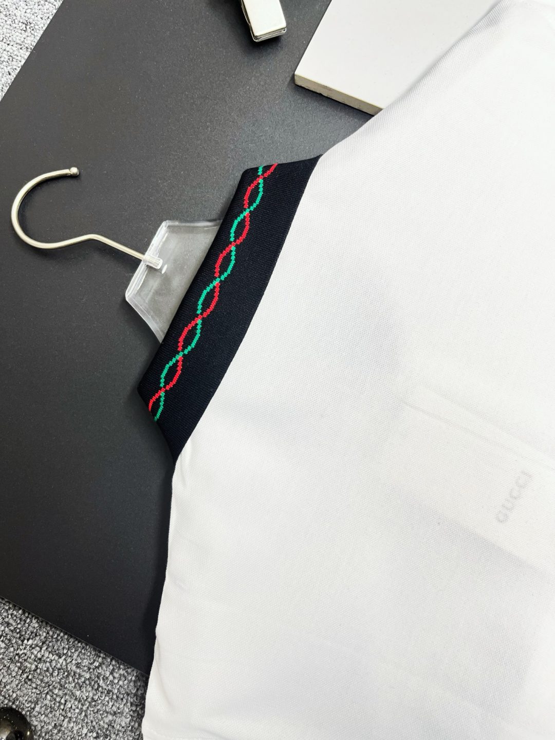 Gucci Web Stripe Polo Shirt