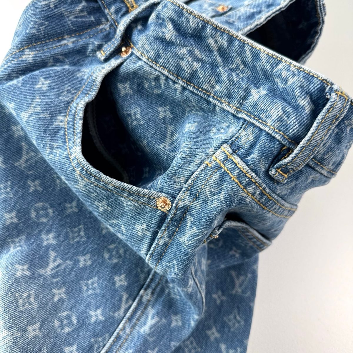 Louis Vuitton Monogram Denim Jeans Women