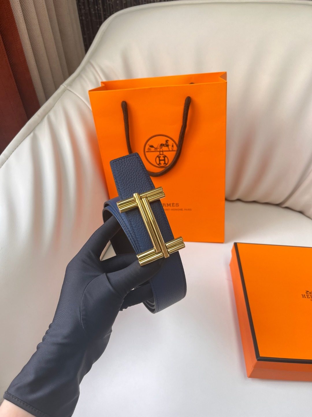 Hermès Constance Reversible Leather Belt
