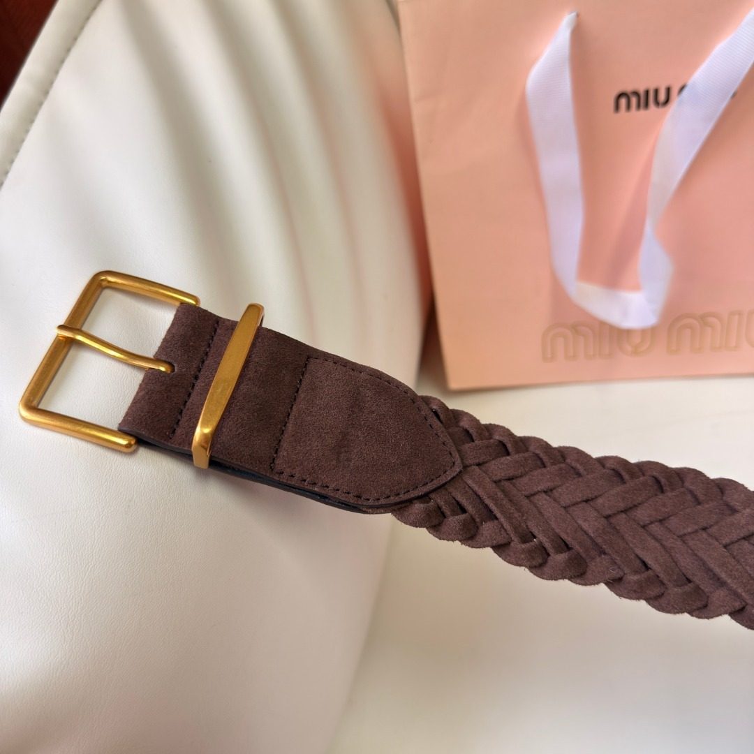 Miu Miu Leather Belt