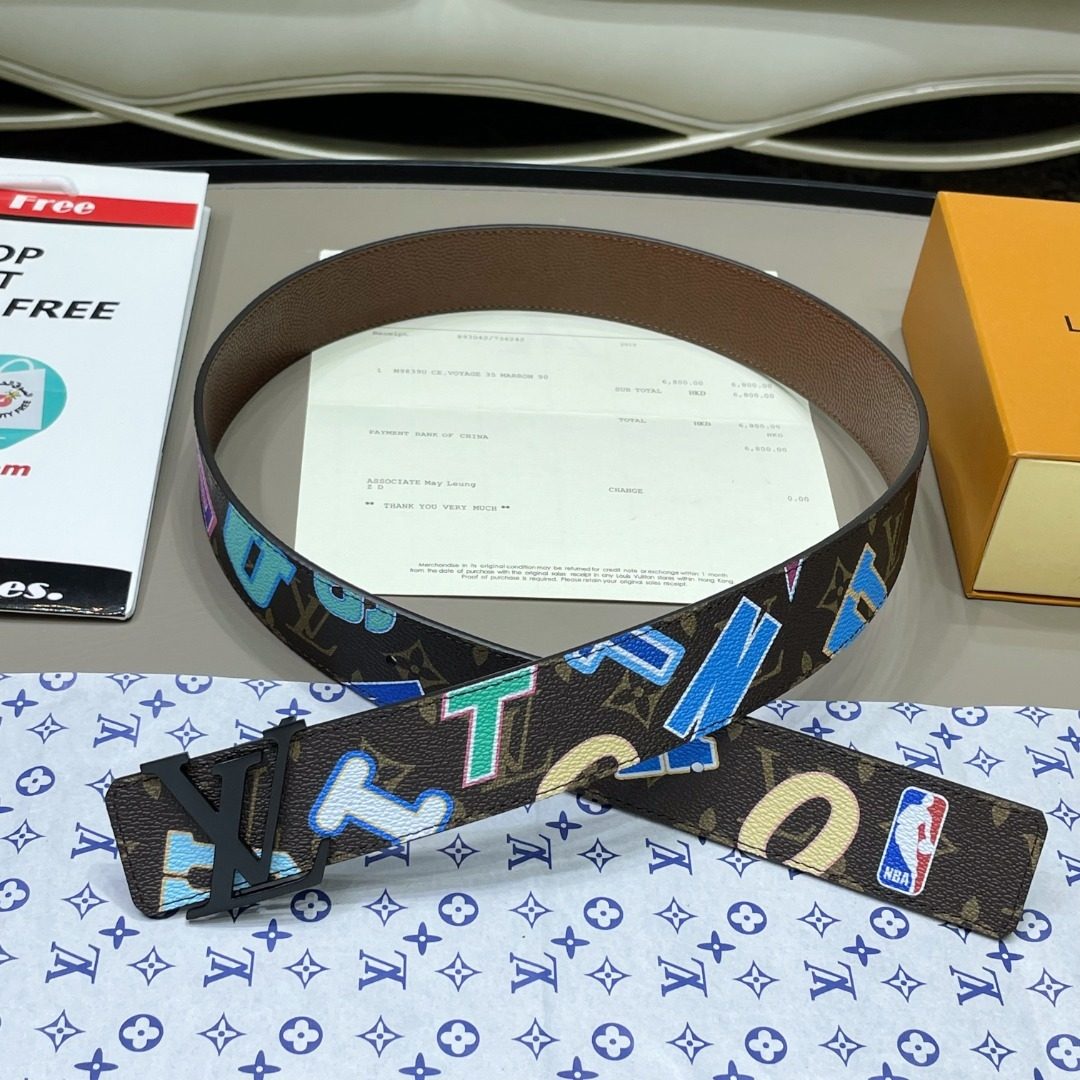 Louis Vuitton NBA Monogram Canvas Belt