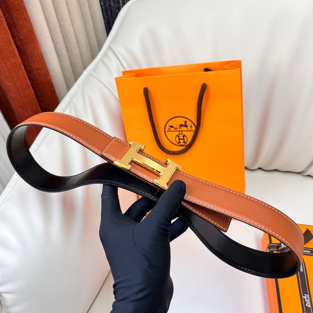 Hermès Reversible Leather Belt