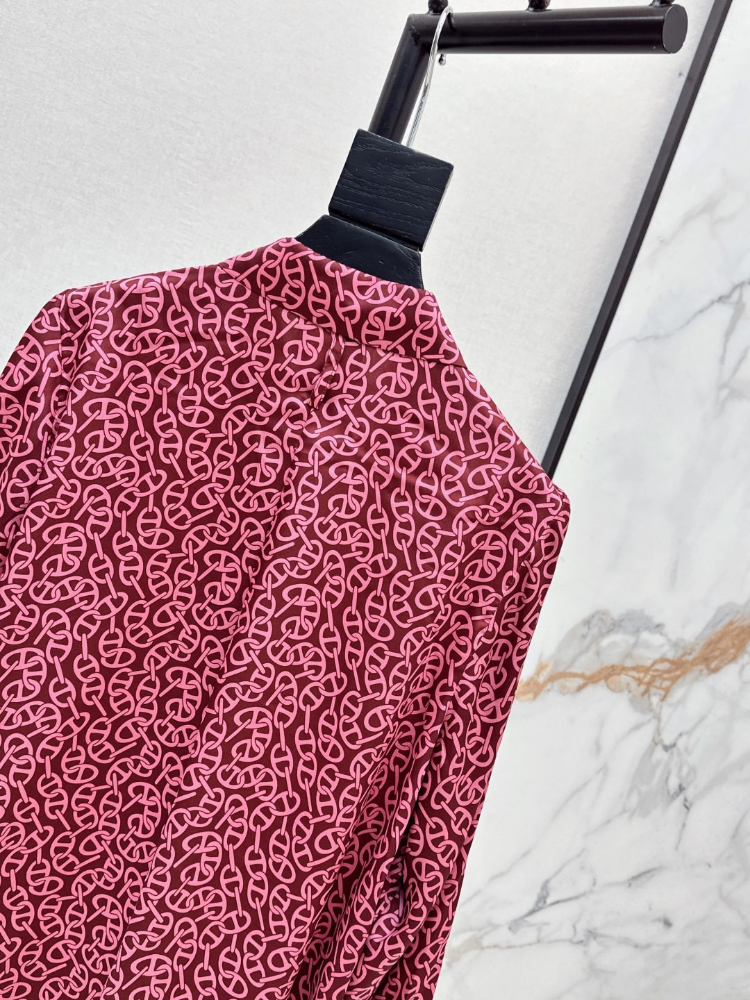 Monogram Print Long Sleeve Shirt