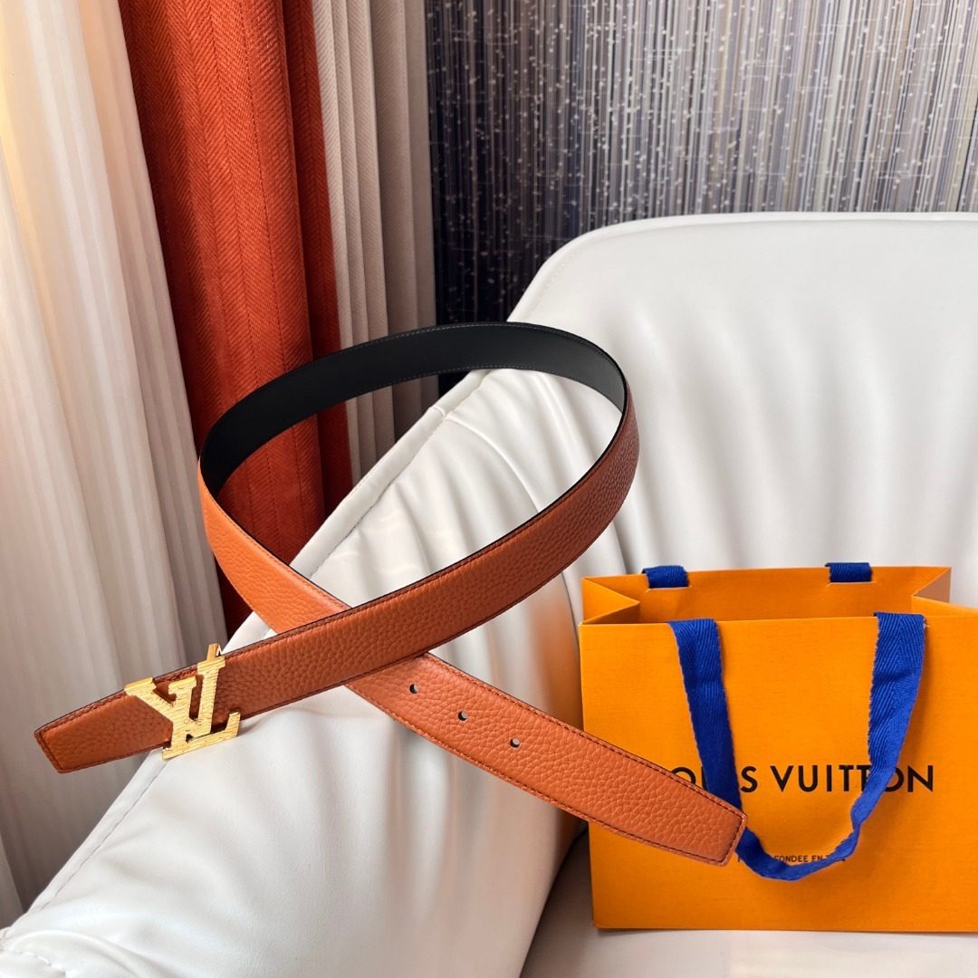 Louis Vuitton Reversible Leather Belt