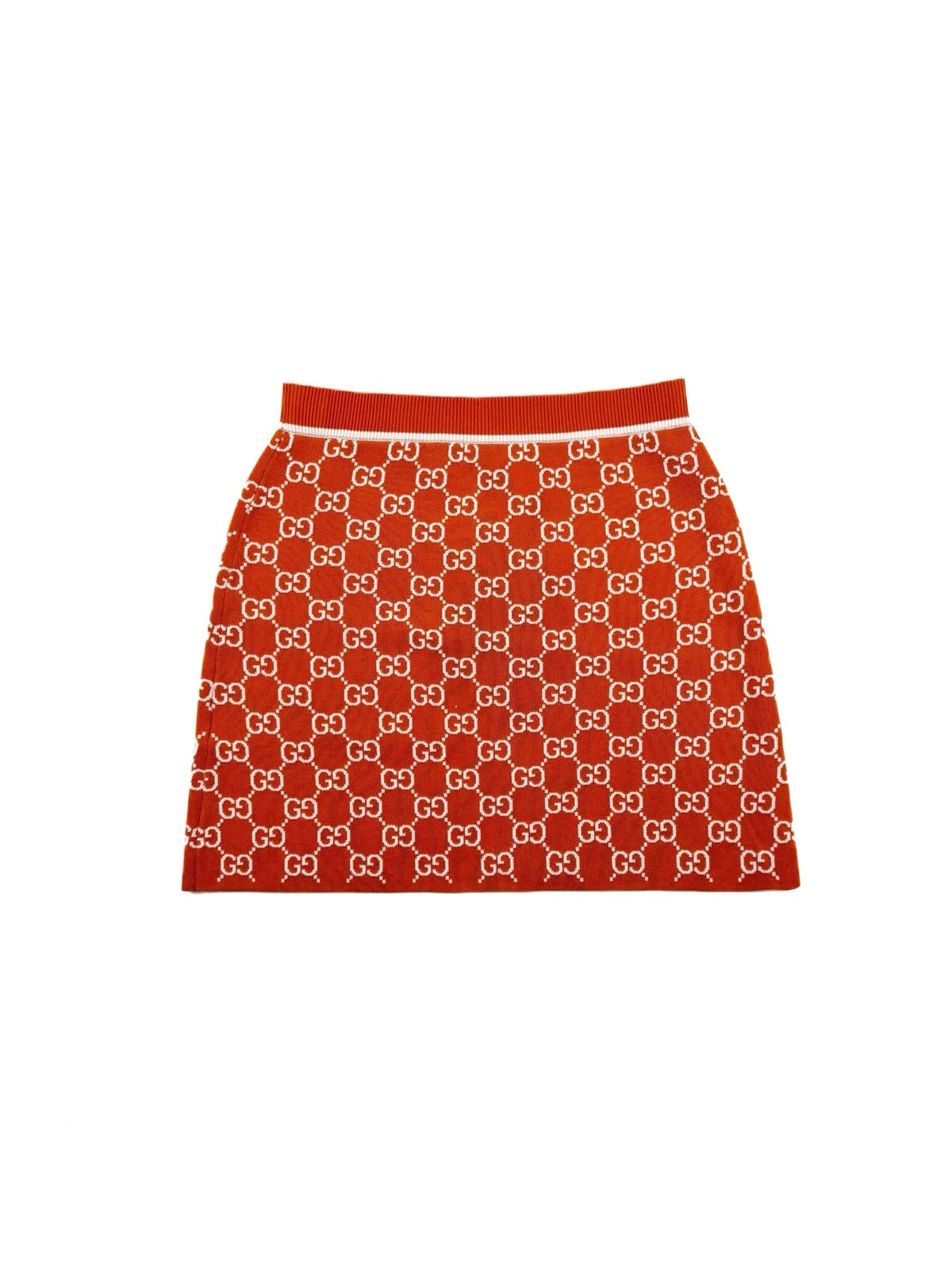 Gucci GG Monogram Knit Miniskirt