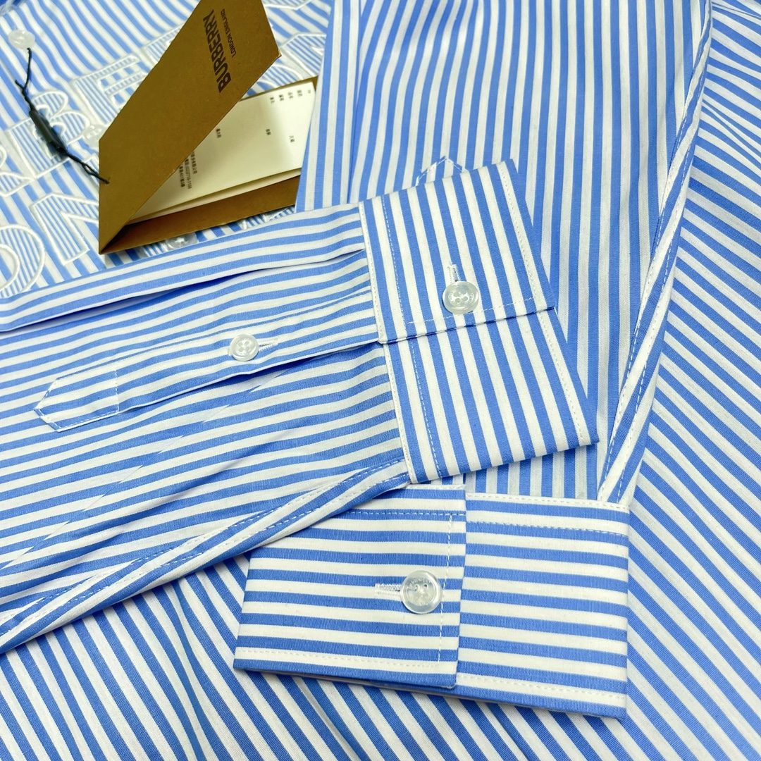 Burberry Striped Cotton Oxford Shirt