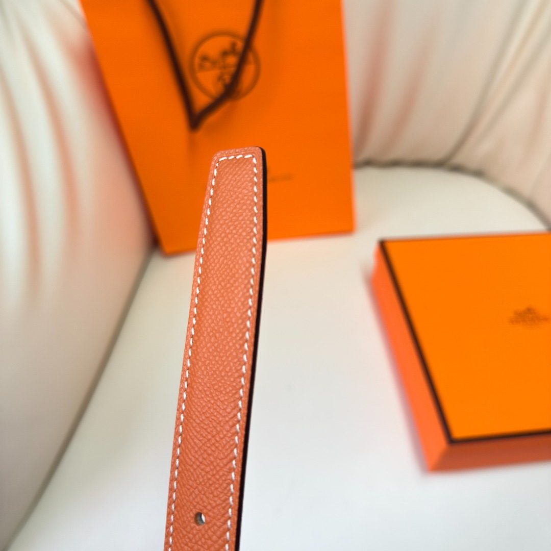 Hermès Reversible Leather Strap Belt