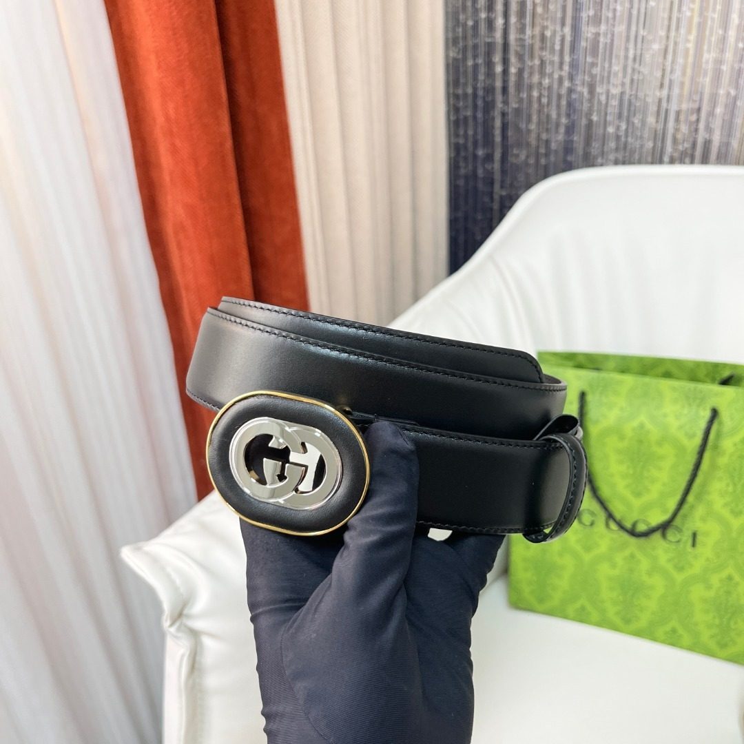 Gucci GG Marmont Leather Belt
