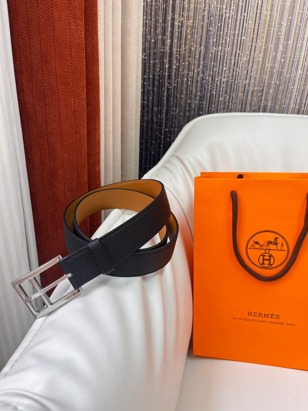 Hermès Reversible Leather Belt