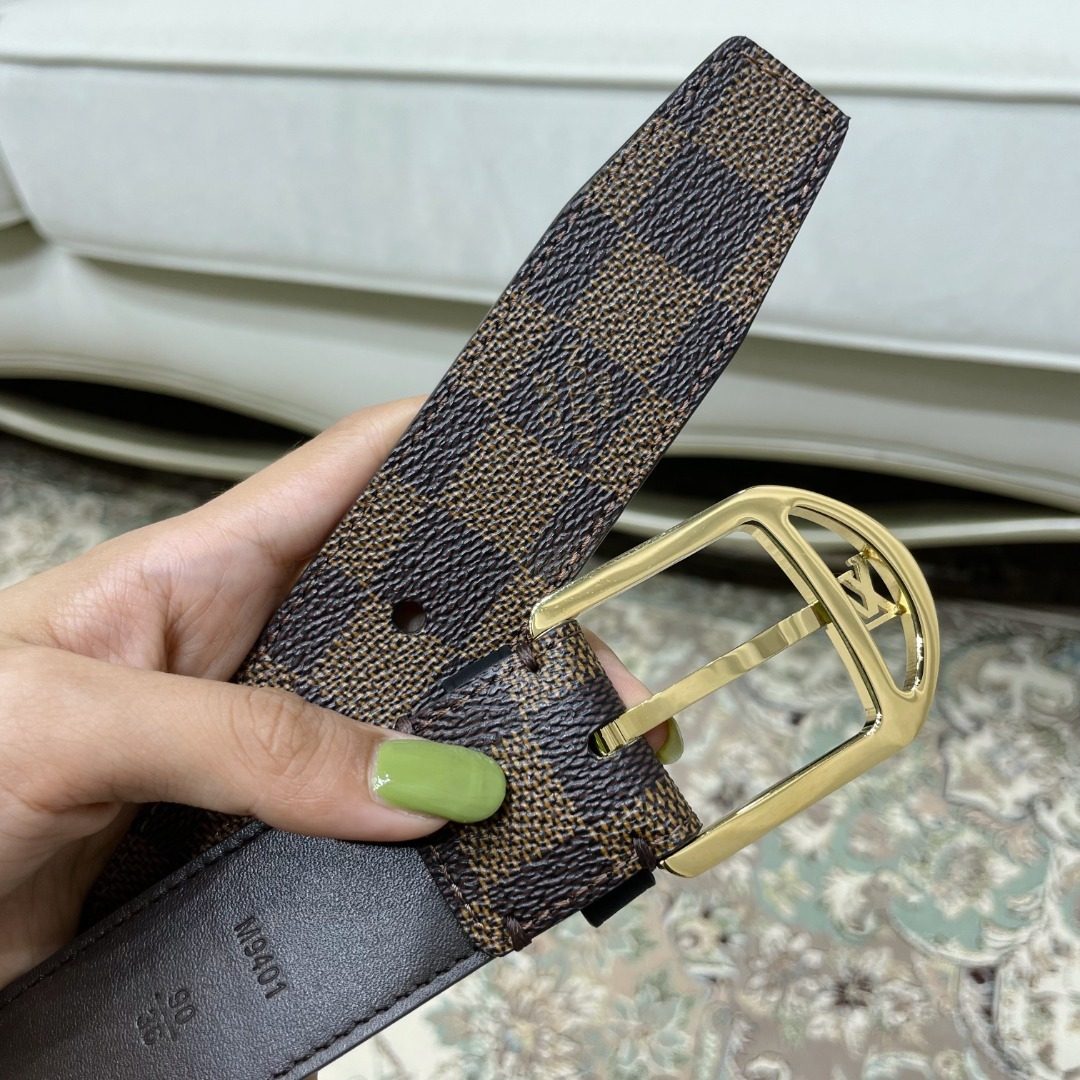 Louis Vuitton Damier Canvas Leather Belt
