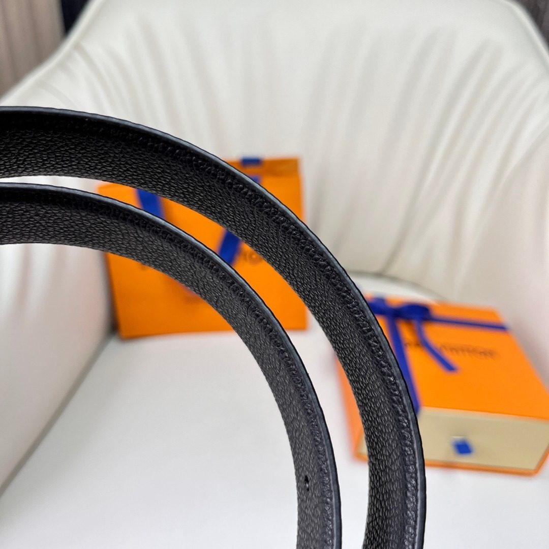 Louis Vuitton Damier Graphite Canvas Belt