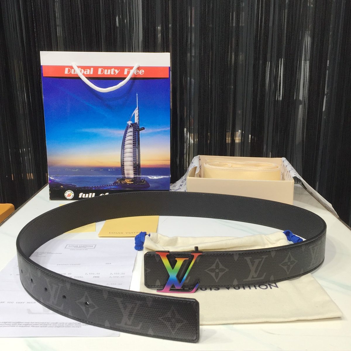 Louis Vuitton Rainbow LV Belt
