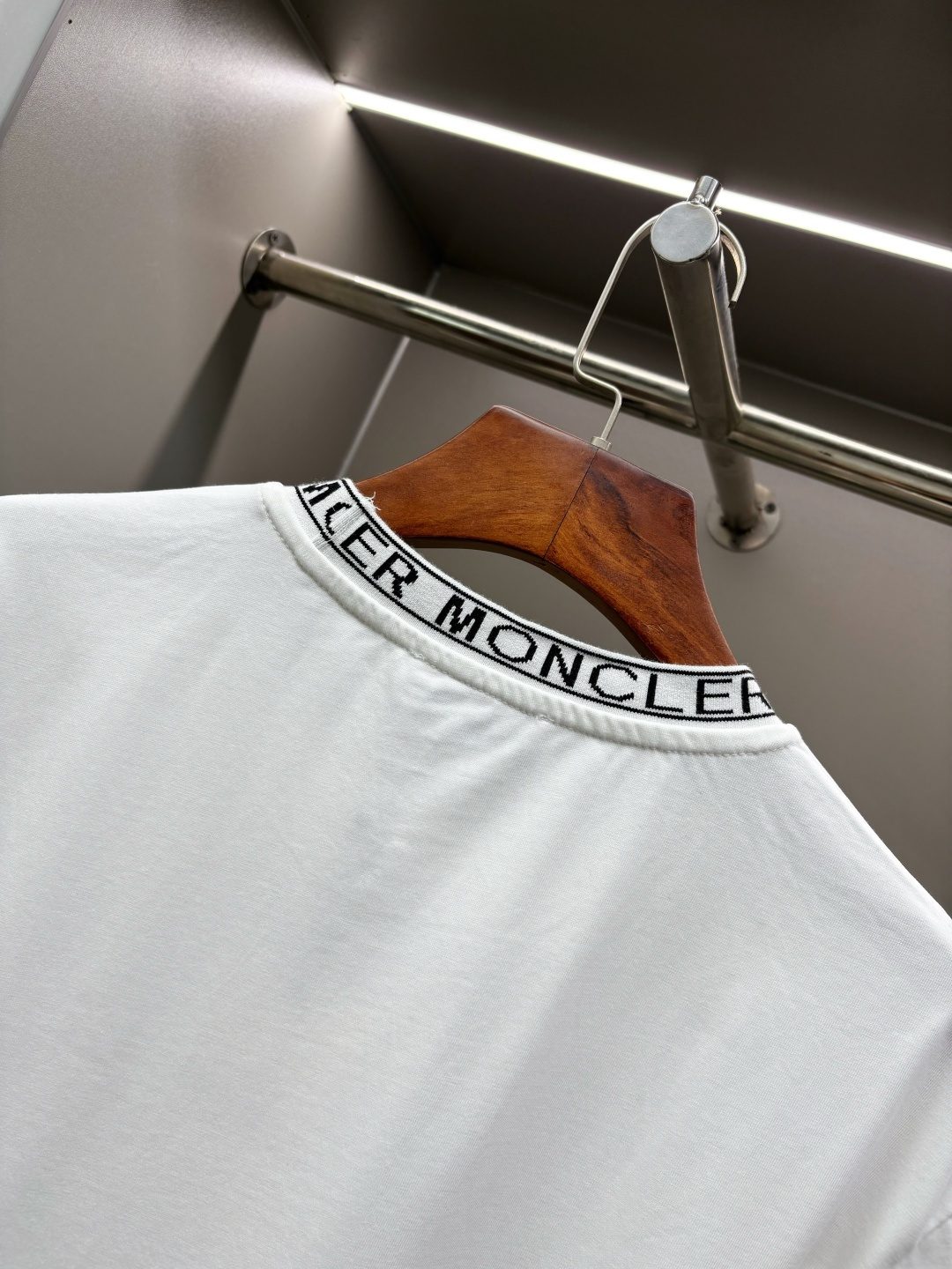 Moncler Monogram Crewneck T-Shirt White