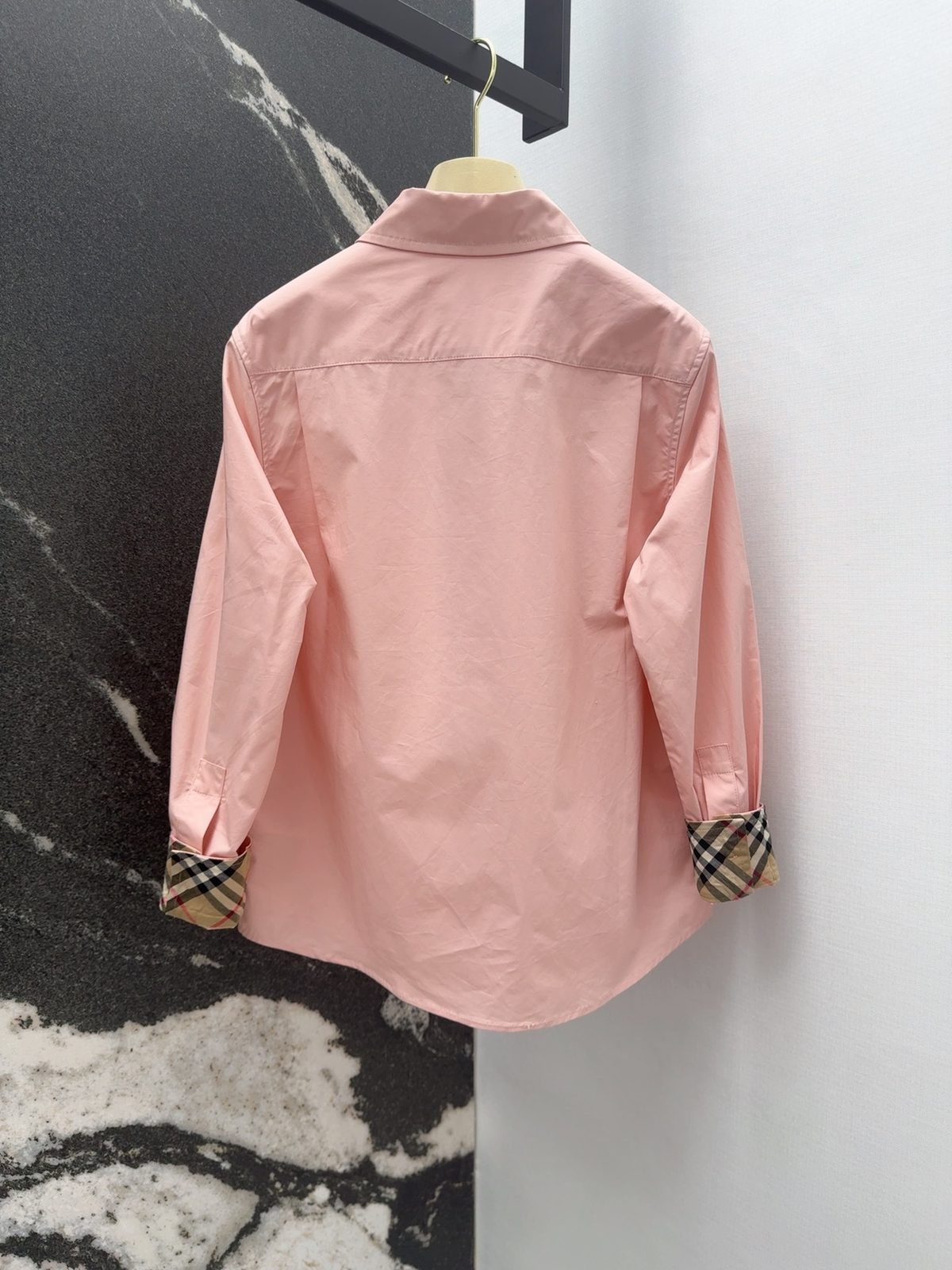 Burberry Nova Check Pink Cotton Shirt