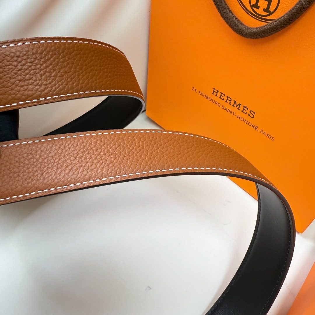 Hermès Reversible Leather Belt