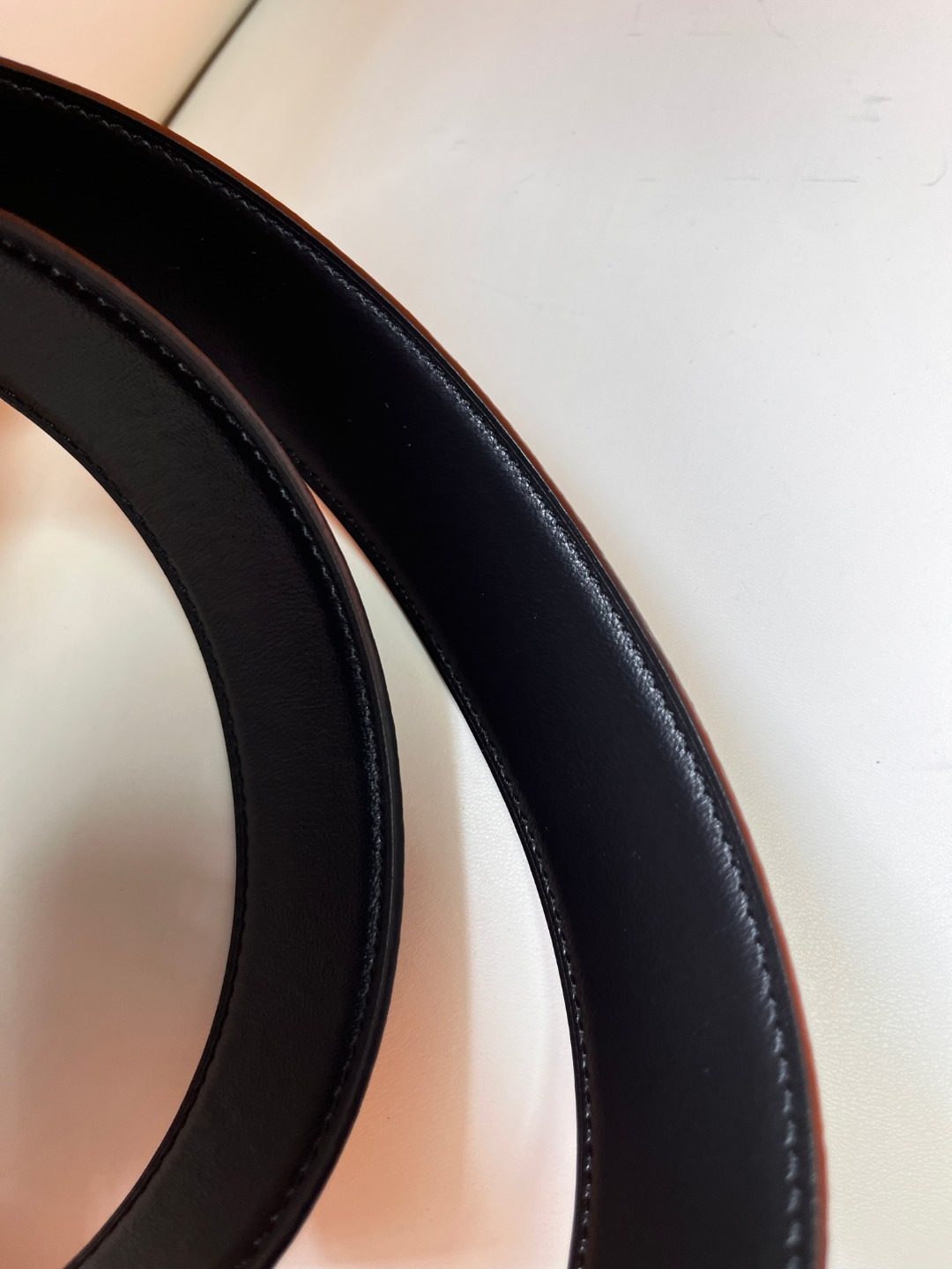 Hermès Reversible Leather Belt Brown
