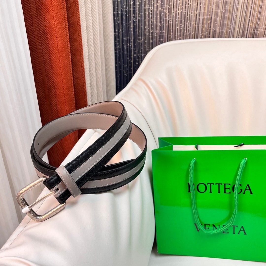Bottega Veneta Intrecciato Leather Belt
