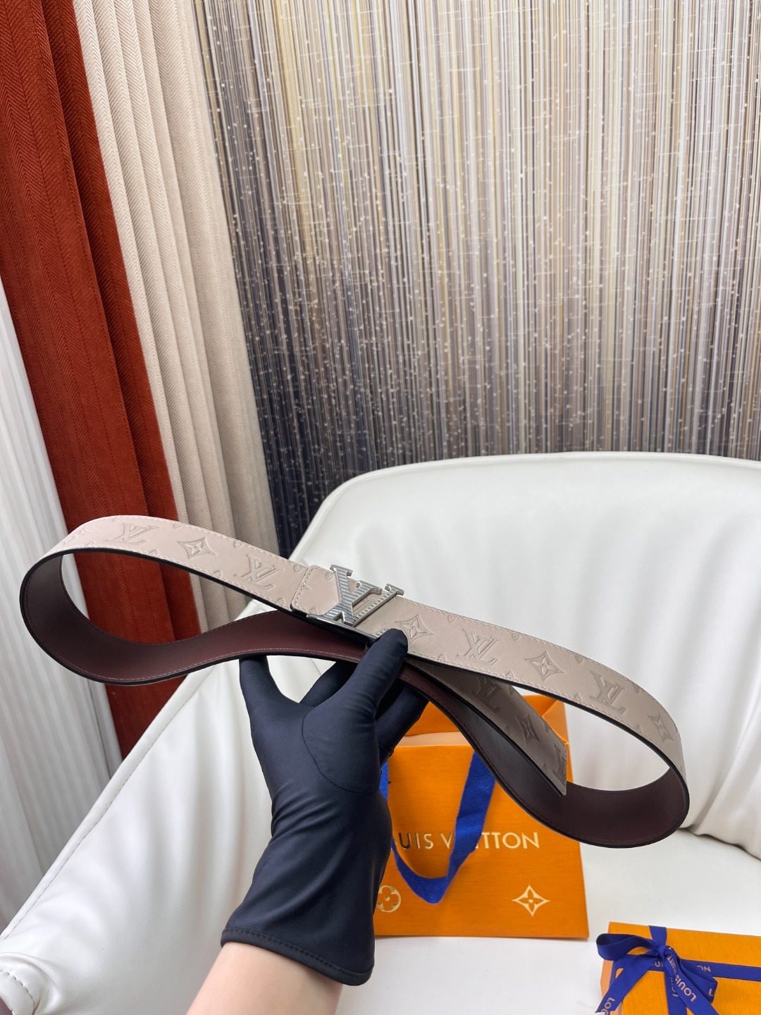 Louis Vuitton Monogram Reversible Leather Belt
