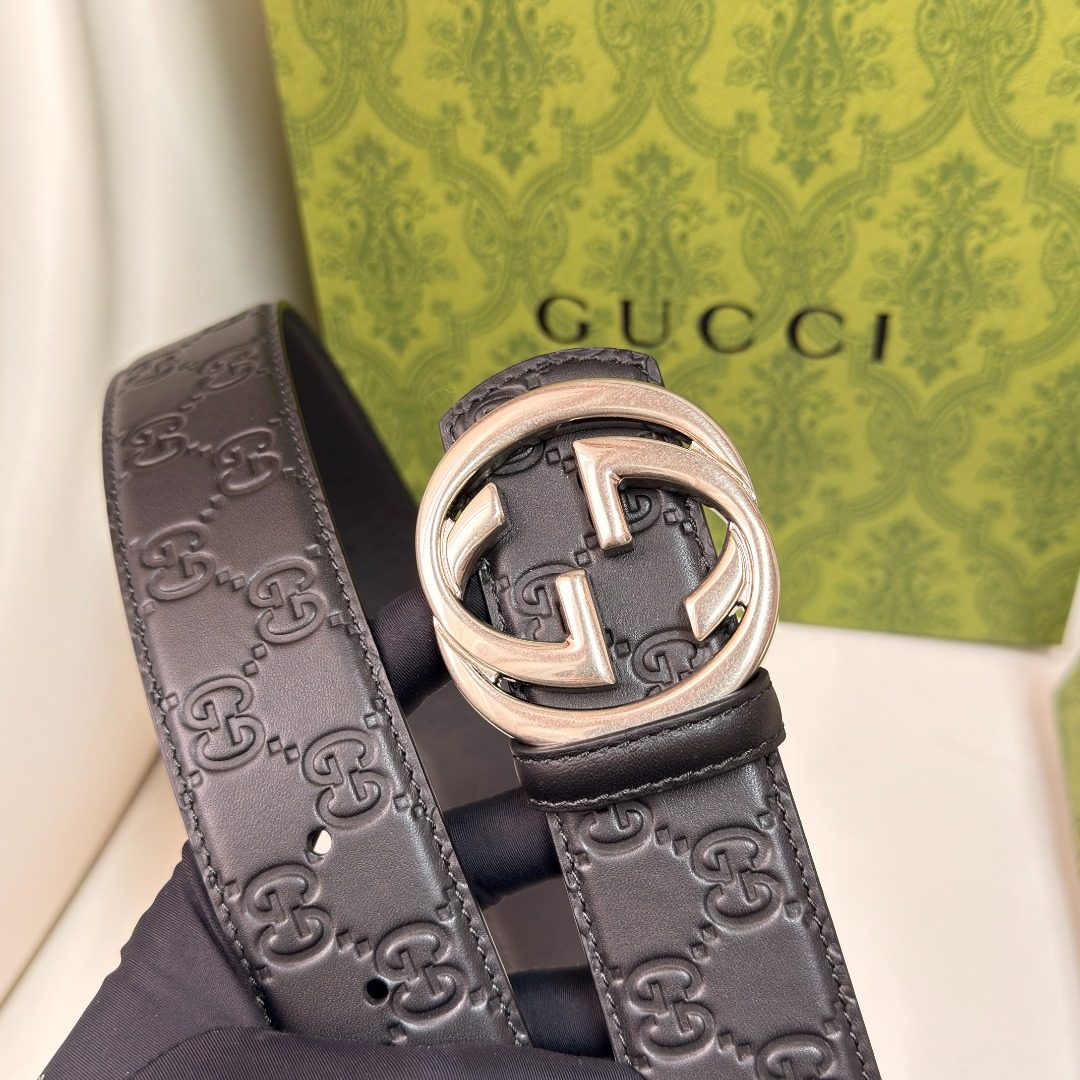 Gucci GG Marmont Leather Belt