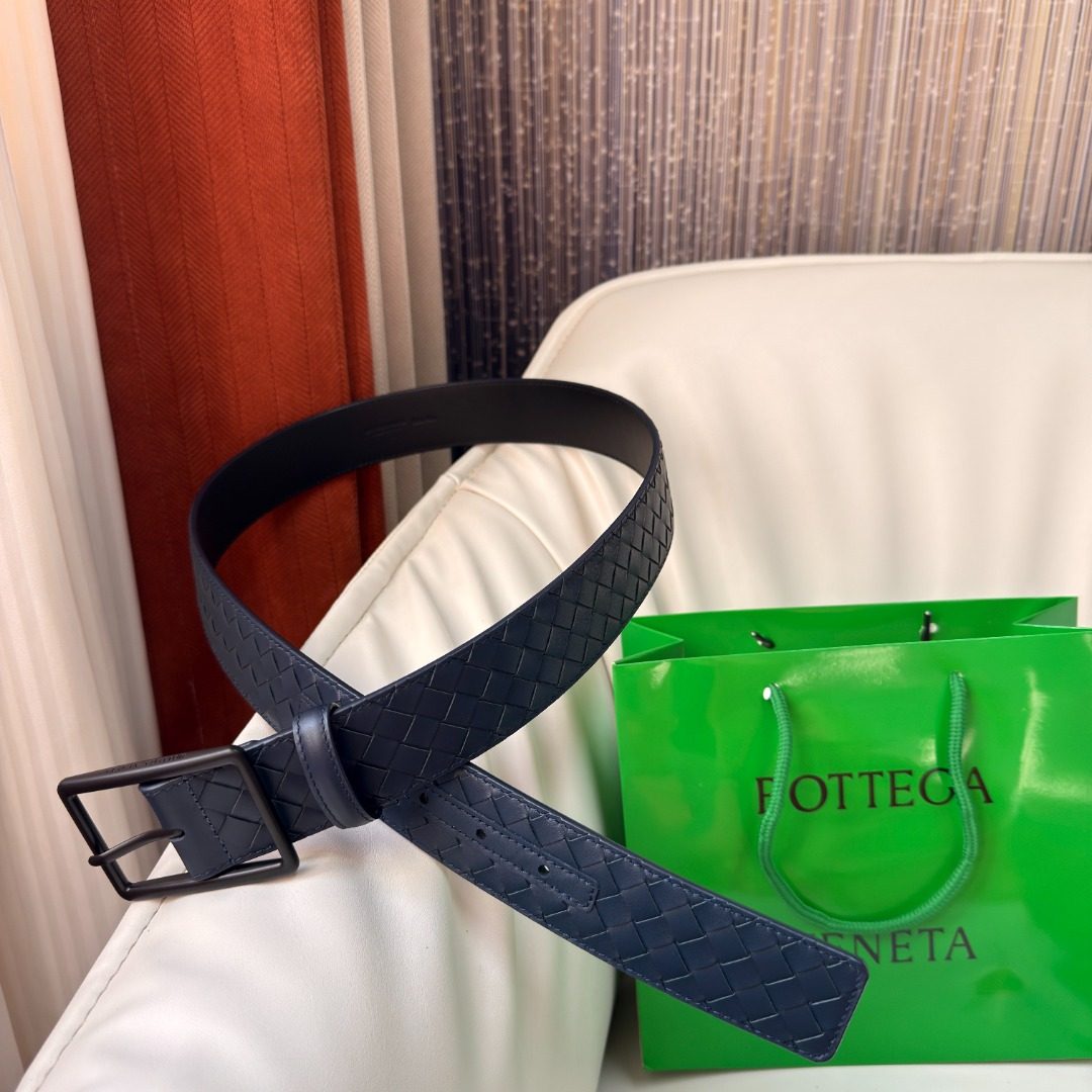 Bottega Veneta Intrecciato Leather Belt
