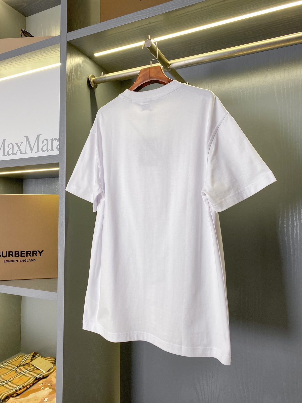Burberry London England White T-Shirt