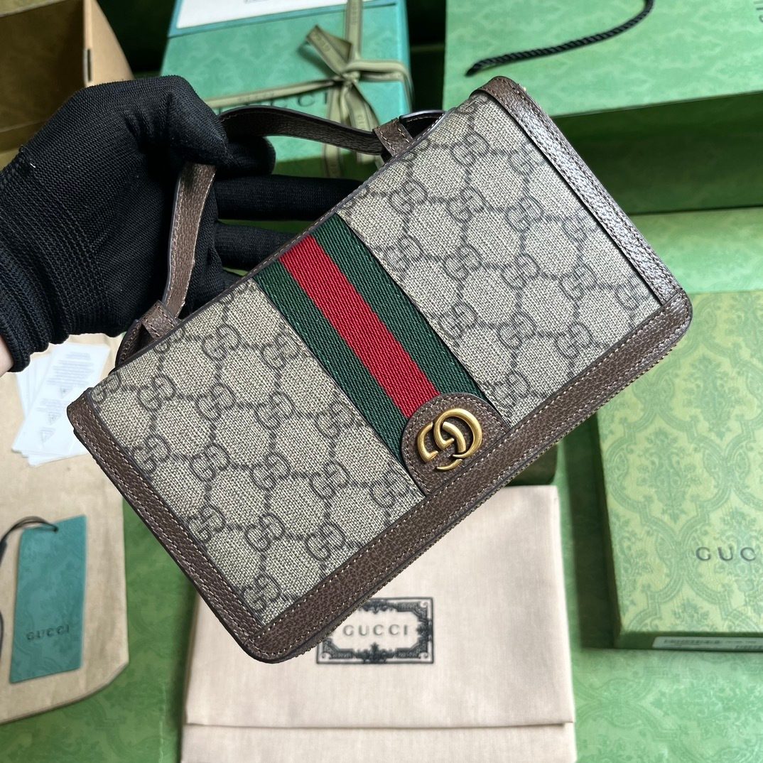 Gucci GG Canvas Marmont Shoulder Bag