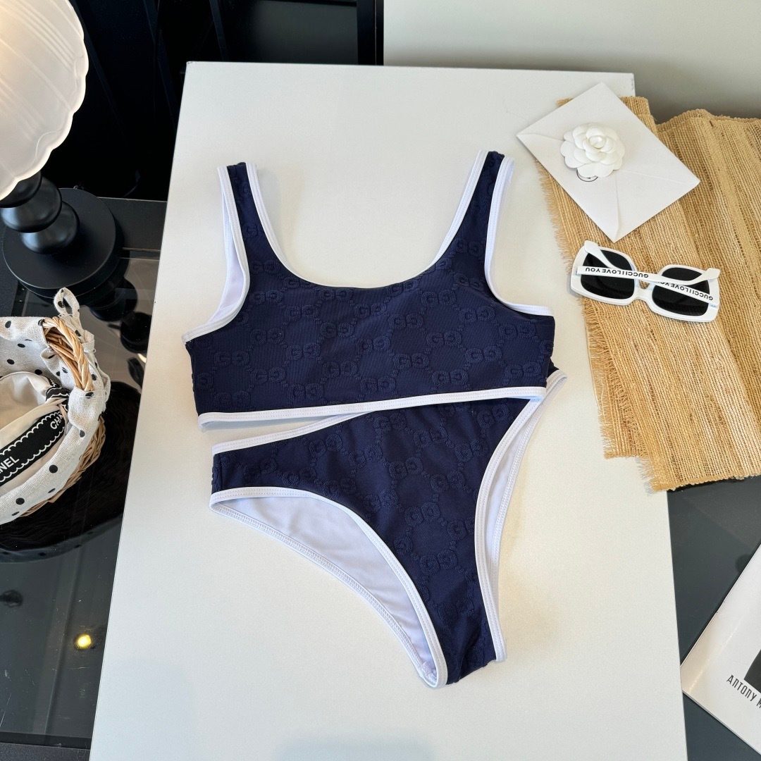 Gucci GG Monogram Swim Briefs Navy