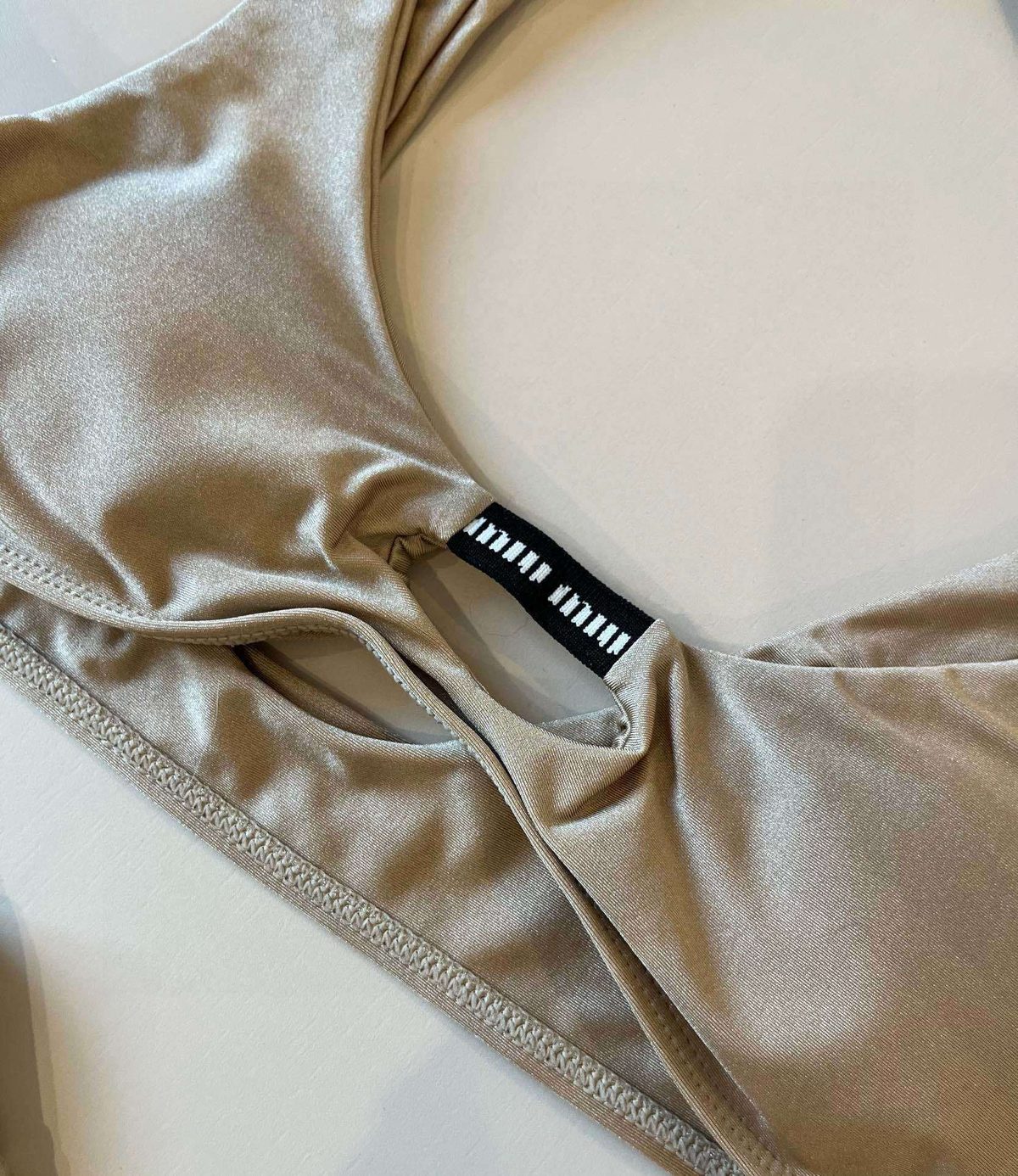 Miu Miu Luxury Bikini Set Beige