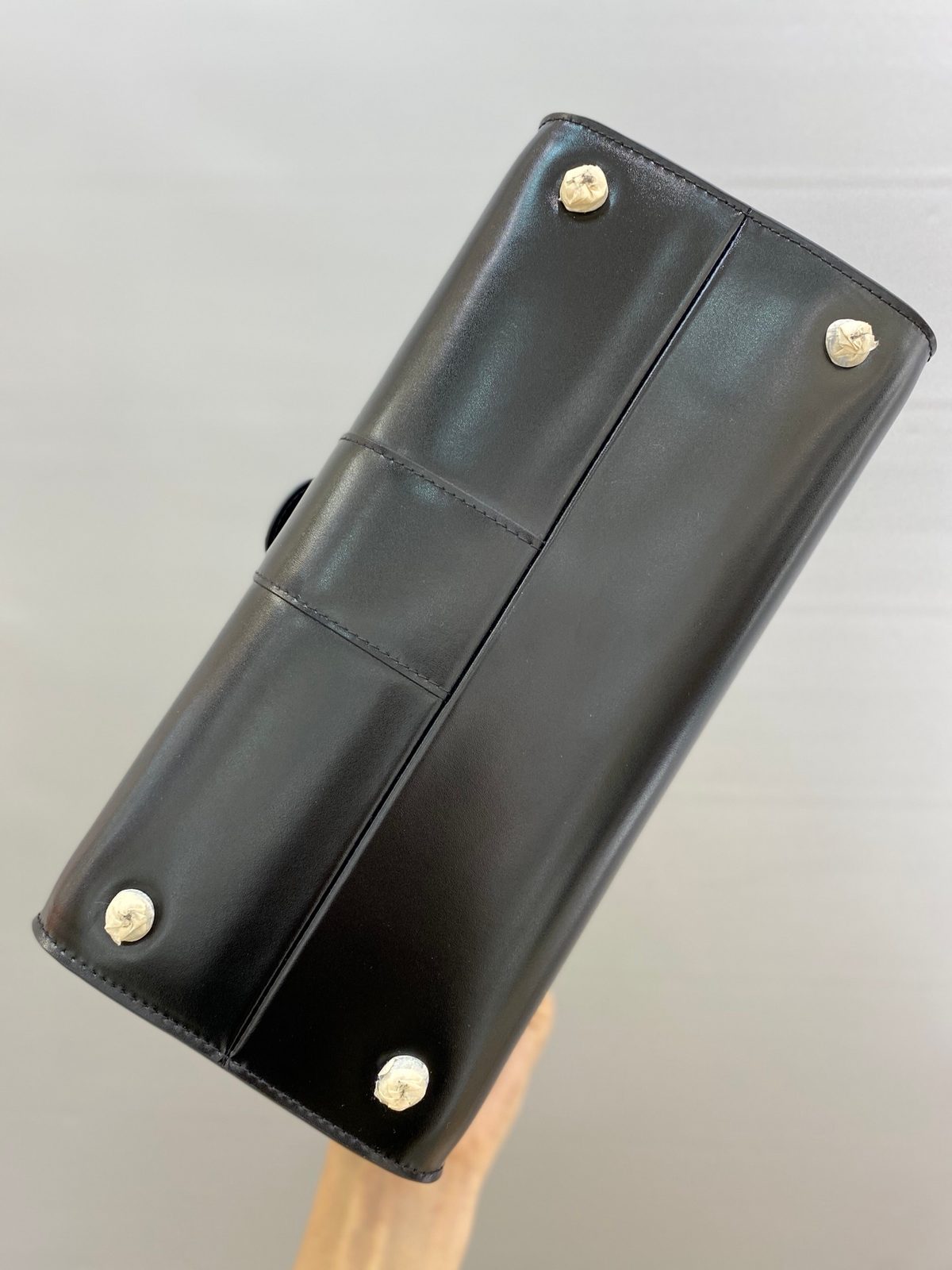 Delvaux Brillant Black Leather Shoulder Bag